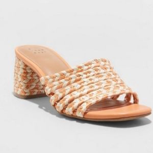 Women's Rachel Mule Heels - Universal Thread™ Pink Coral